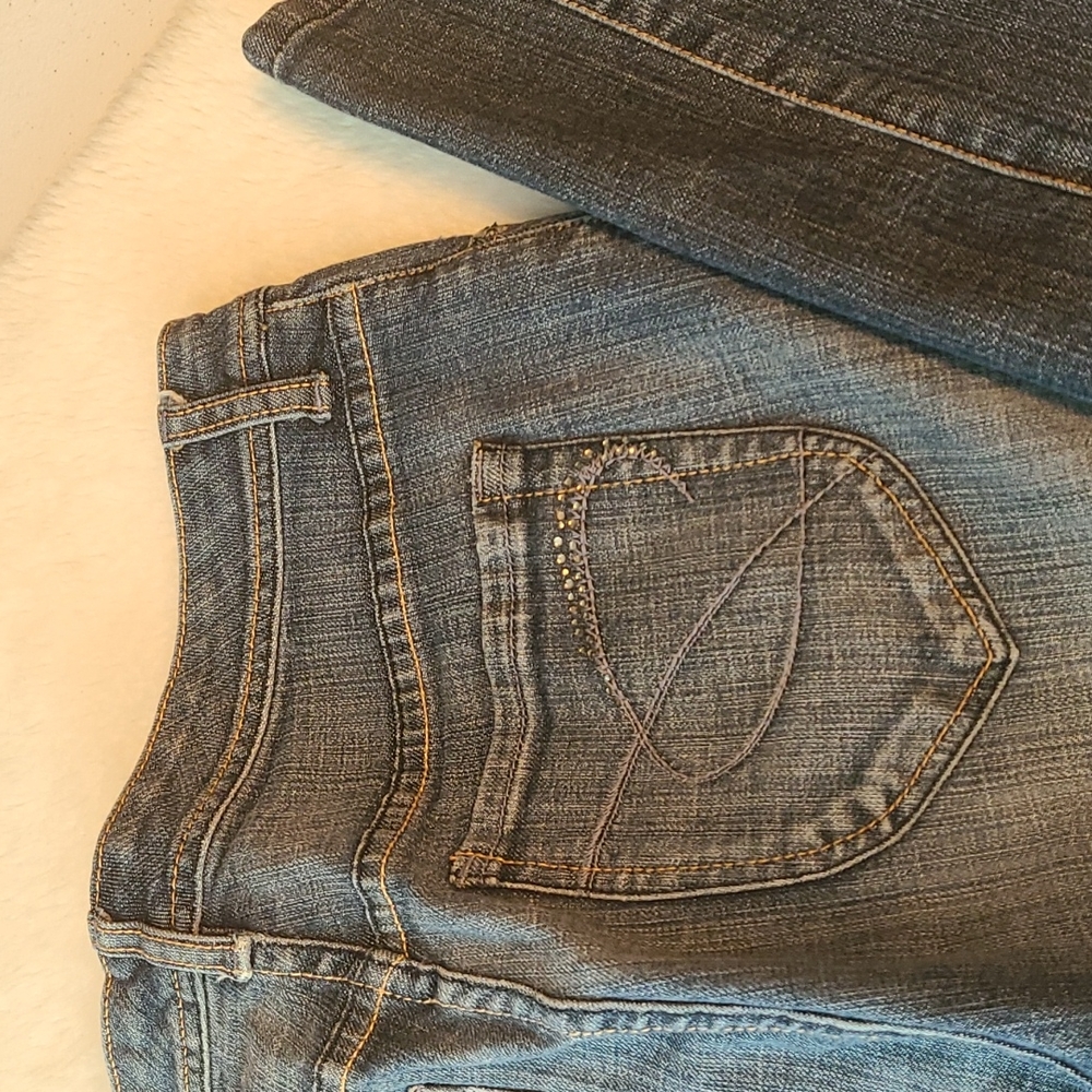 Chico's Platinum Women's Straight Leg Blue Jeans size 0.5